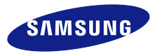 Logo značky Samsung — klimatizace a tepelná čerpadla