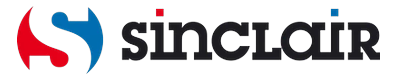 Logo značky Sinclair — klimatizace a tepelná čerpadla