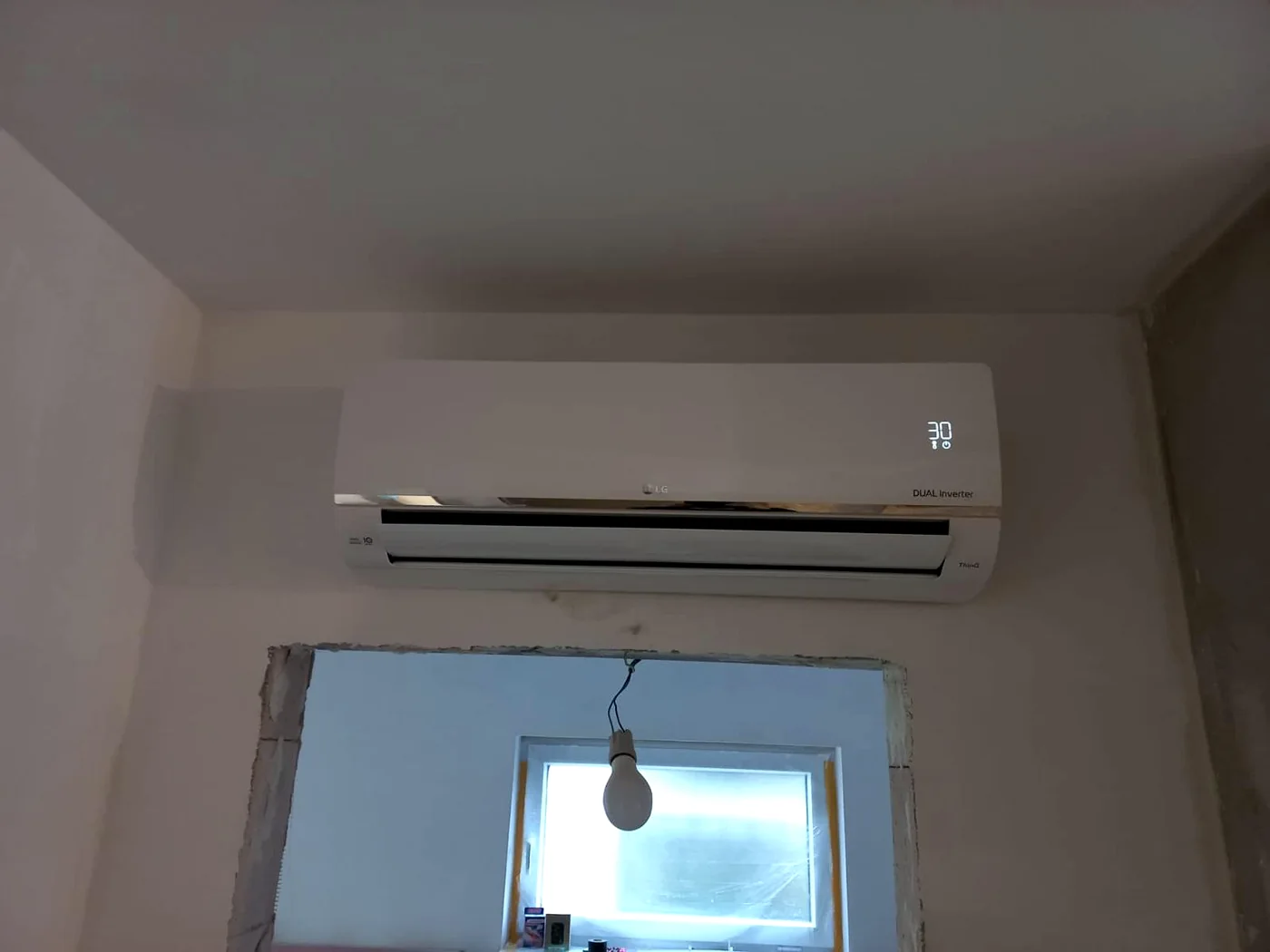 Nástěnná klimatizace LG DUAL Inverter při rekonstrukci interiéru
