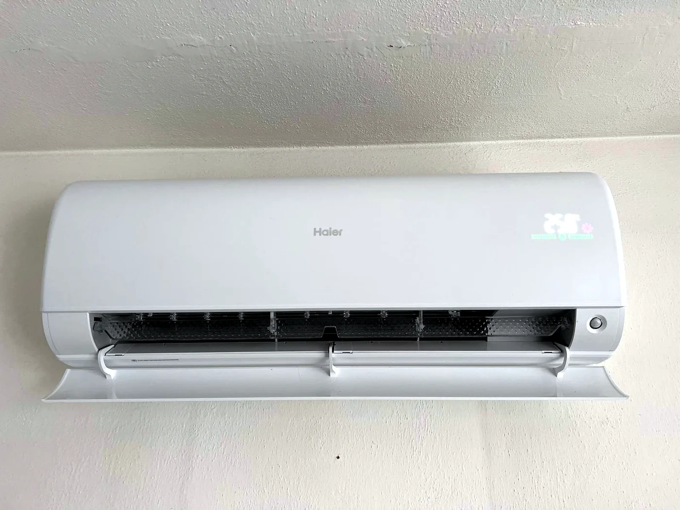 Nástěnná klimatizace Haier při zprovoznění
